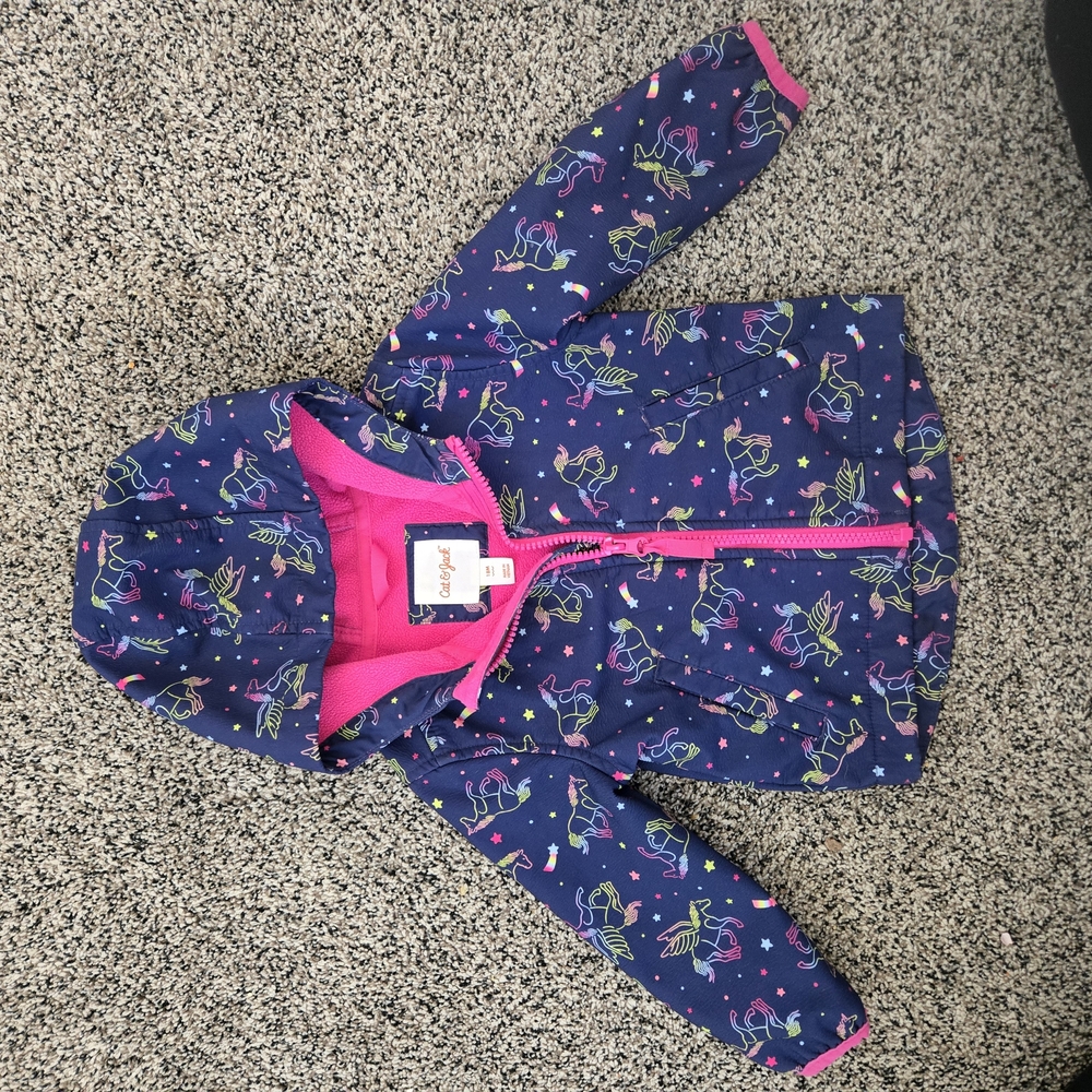 18 Month, Cat And Jack Unicorn Print Jacket